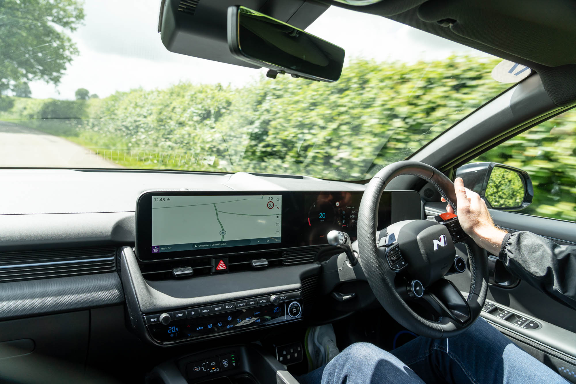 Behind the wheel of the Hyundai Ioniq 5 N