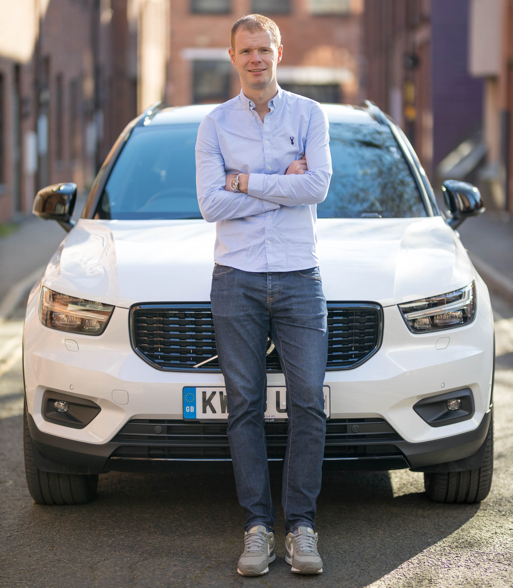 Paul Hadley with Volvo XC40